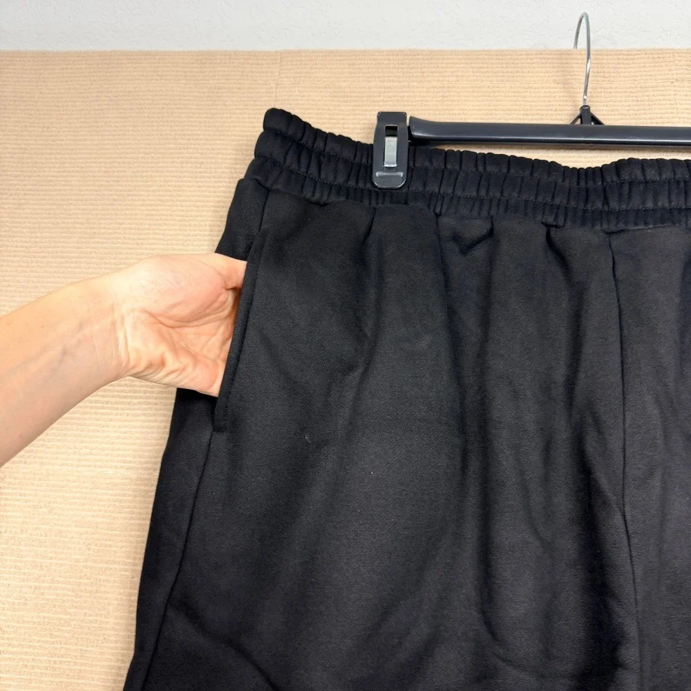 COMFRT Unisex Obsidian Black Sweatpants DND Joggers Relaxed Fit Streetwear XL
